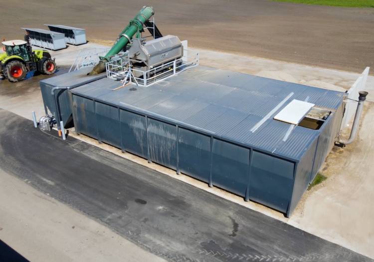 Livestock farmer saves almost half a million kroner with sand separation